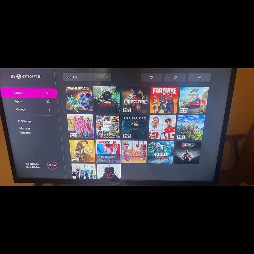 Xbox series S + Headset with All games